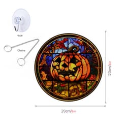 image-Halloween Pumpkin Bat Ghost Acrylic Hang Decorations