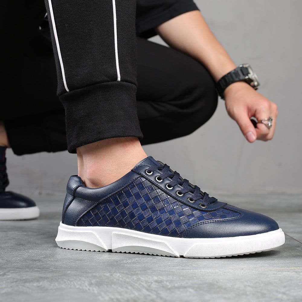 image-New Men's Large Size Casual Sneakers Trendy Wild White Shoes