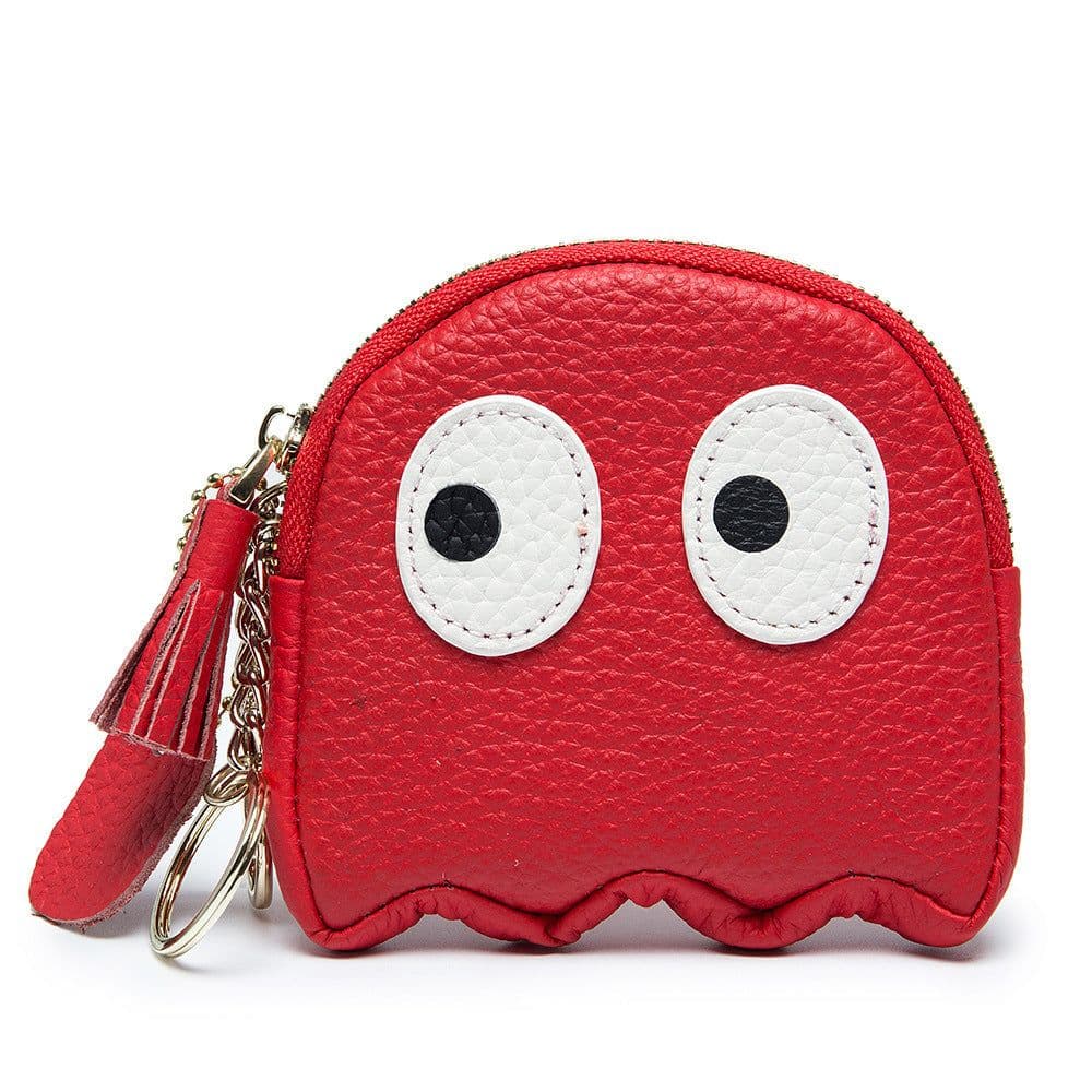 image-Genuine Leather Coin Purse Mini Cute Cowhide Coin Bag
