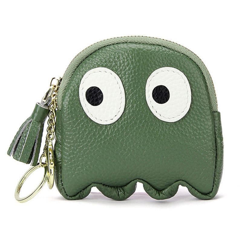image-Genuine Leather Coin Purse Mini Cute Cowhide Coin Bag