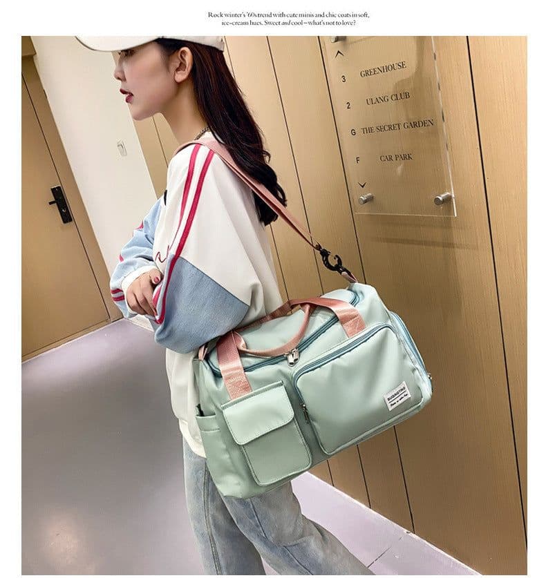 image-Fashion Sports Gym Bag Casual Yoga Large Capacity