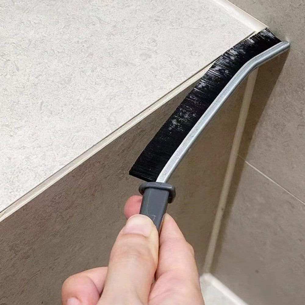 image-Durable Grout Gap Cleaning Brush Kitchen Toilet Tile Joints Dead Angle Hard Bristle Cleaner Brushes For Shower Floor Line
