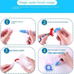 image-Water Album Special Magic Magic Tap Water Watercolor Markers Pen Recycling