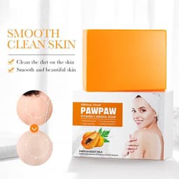 image-Papaya Vitamin C Whitening Nourishing Soap