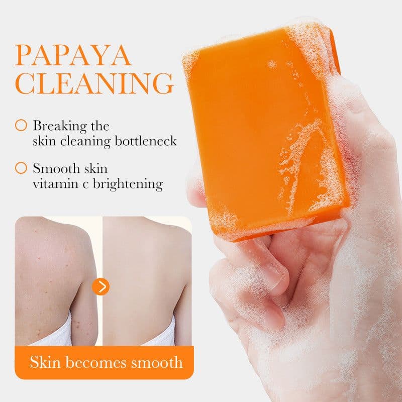 image-Papaya Vitamin C Whitening Nourishing Soap
