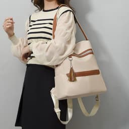 image-Fashionable Large Capacity Oxford Cloth Wear-resistant Women's Casual Backpack