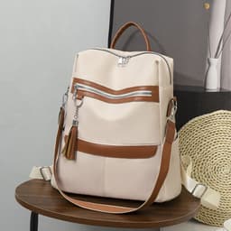 image-Fashionable Large Capacity Oxford Cloth Wear-resistant Women's Casual Backpack