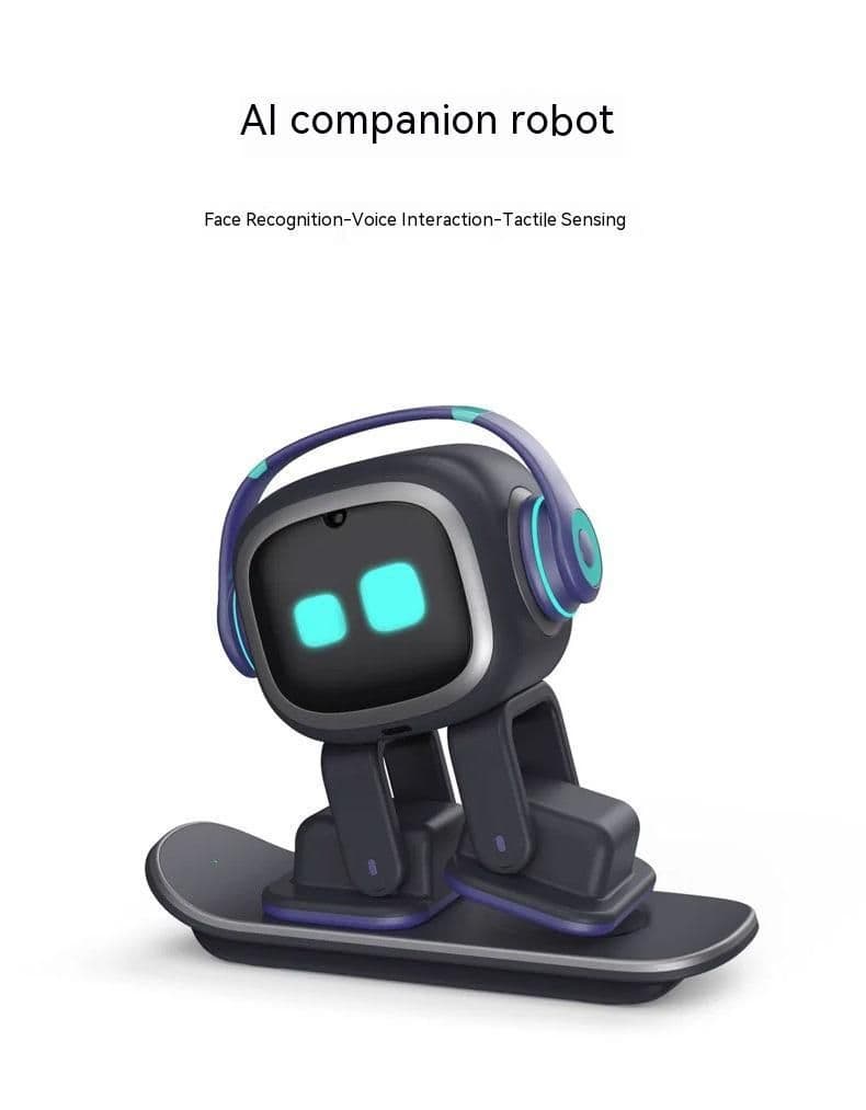 image-Robot Toy Desktop Voice Recognition Emotion Ai Communication Intelligent Children Accompany Interactive Electronic Pet