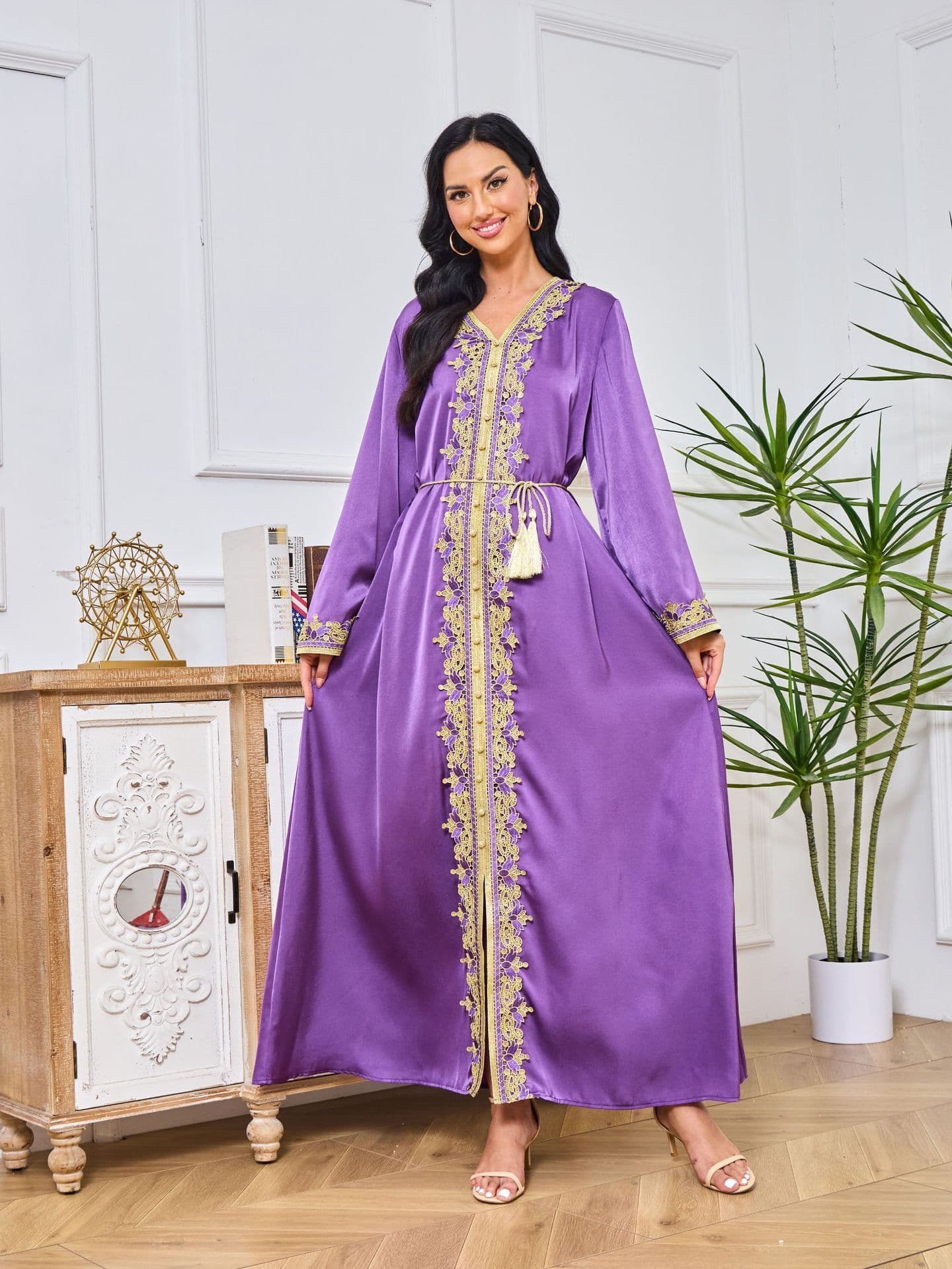 image-Muslim Fashion Dress Ethnic Style