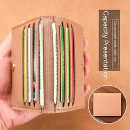 image-Women's Card Holder Ultra-thin Compact Bank ID Card Holder