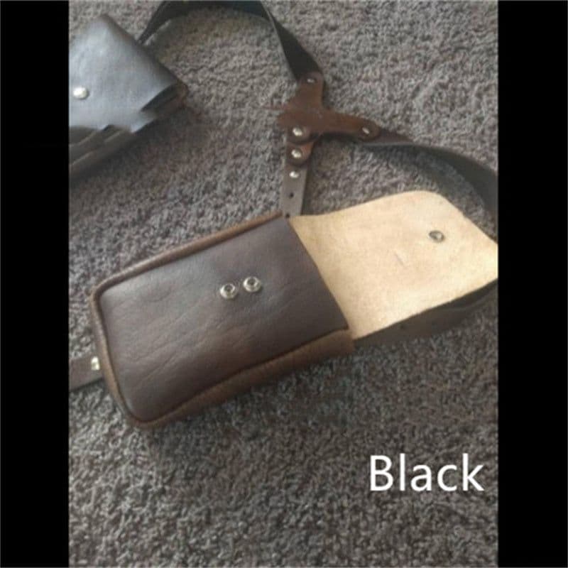 image-Men's Fashion Outdoor Retro Strap Underarm Satchel