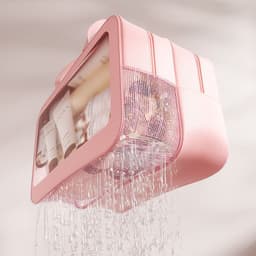 image-Large Capacity Dry Wet Separation Washing And Makeup Bag Portable