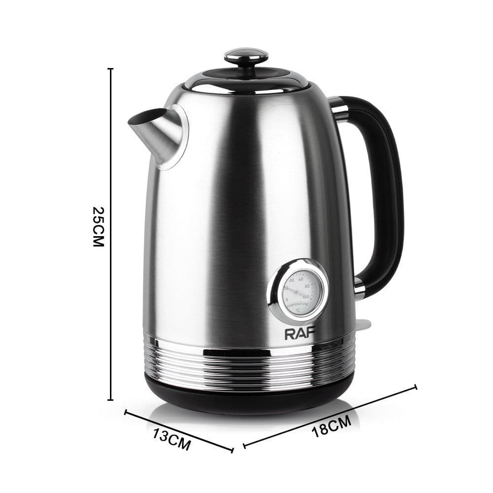 image-High-power Stainless Steel Anti-dry Burning Electric Kettle