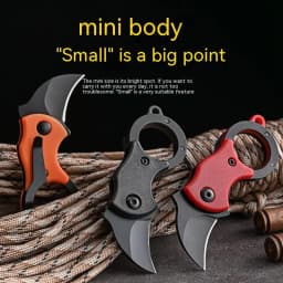 image-Outdoor Knife Portable EDC Key Knife