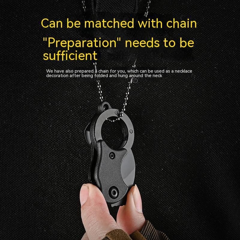 image-Outdoor Knife Portable EDC Key Knife