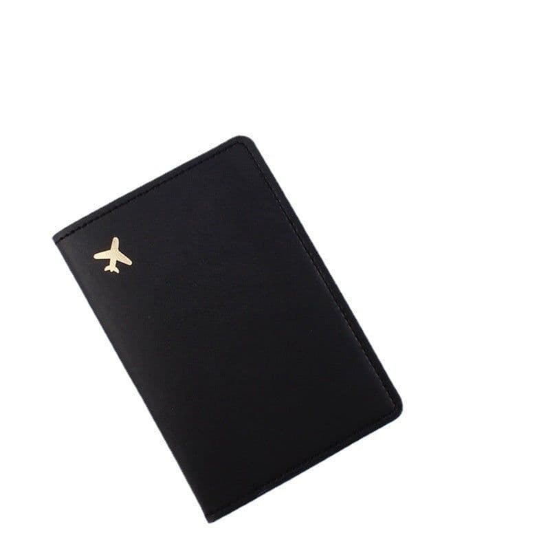 image-Leather Document Package Travel Protective Case Passport Case