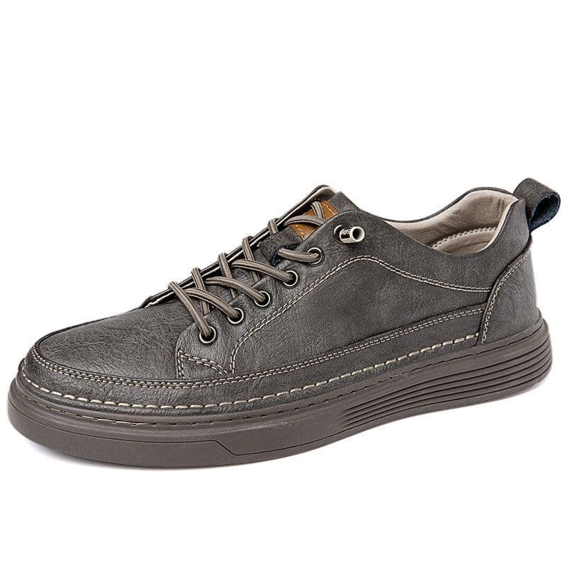 image-Summer New Breathable Soft Bottom Lightweight Sneakers Men's Retro Hole Casual Sneakers