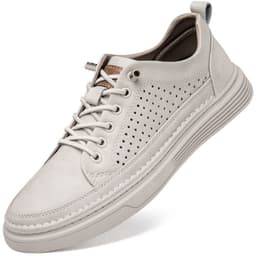 image-Summer New Breathable Soft Bottom Lightweight Sneakers Men's Retro Hole Casual Sneakers