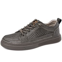 image-Summer New Breathable Soft Bottom Lightweight Sneakers Men's Retro Hole Casual Sneakers