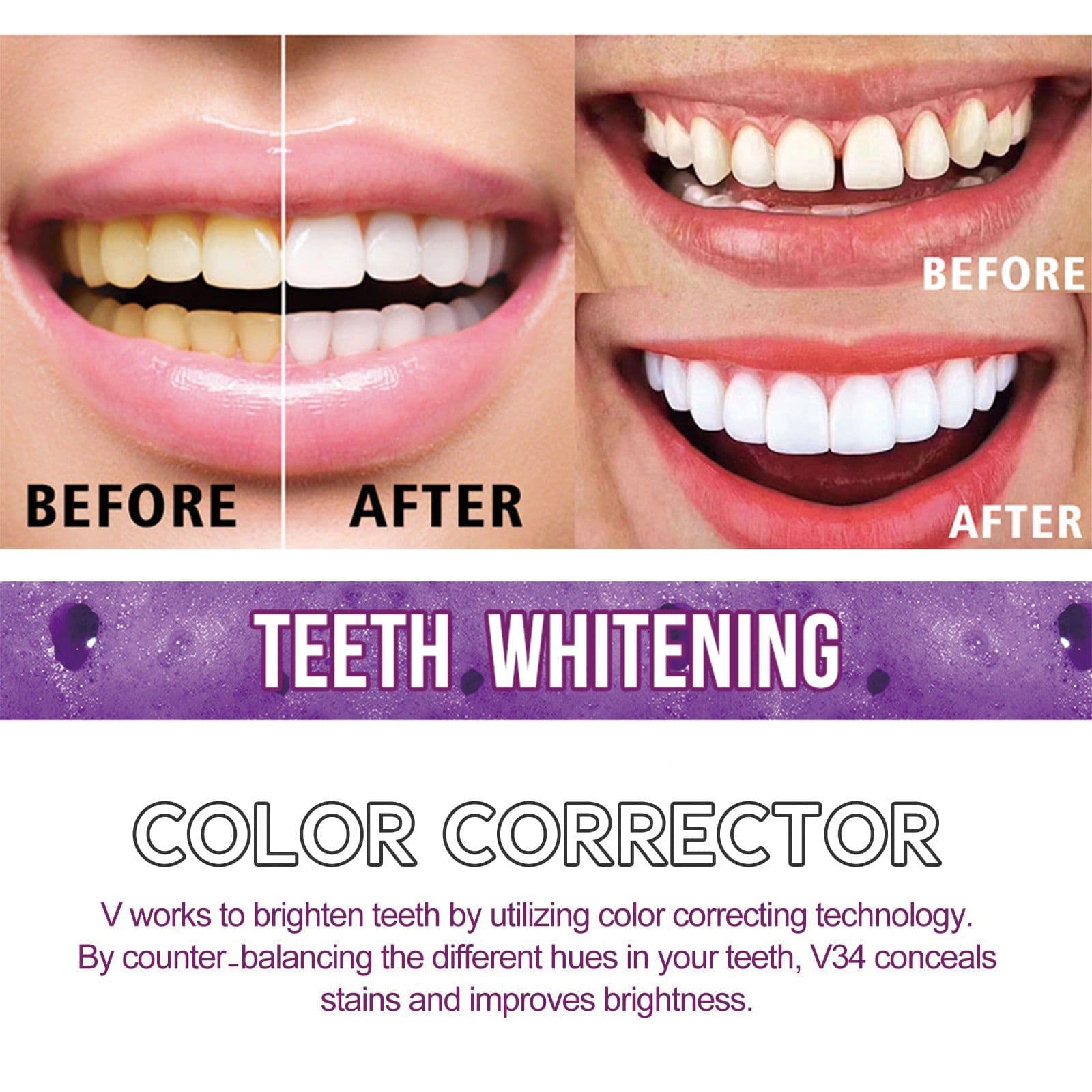 image-Teeth Cleaning Mousse Anti-moth Cleaning Yellow Teeth Tartar Breath Fresh Brightening White Beautiful Tooth Toothpaste