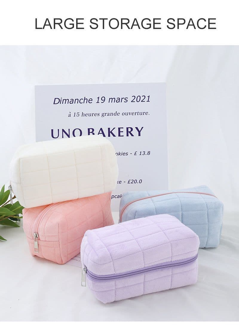 image-Japanese Good-looking Pillow Cosmetic Bag Large Capacity Storage Stationery Box