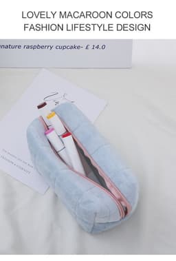 image-Japanese Good-looking Pillow Cosmetic Bag Large Capacity Storage Stationery Box