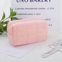 image-Japanese Good-looking Pillow Cosmetic Bag Large Capacity Storage Stationery Box