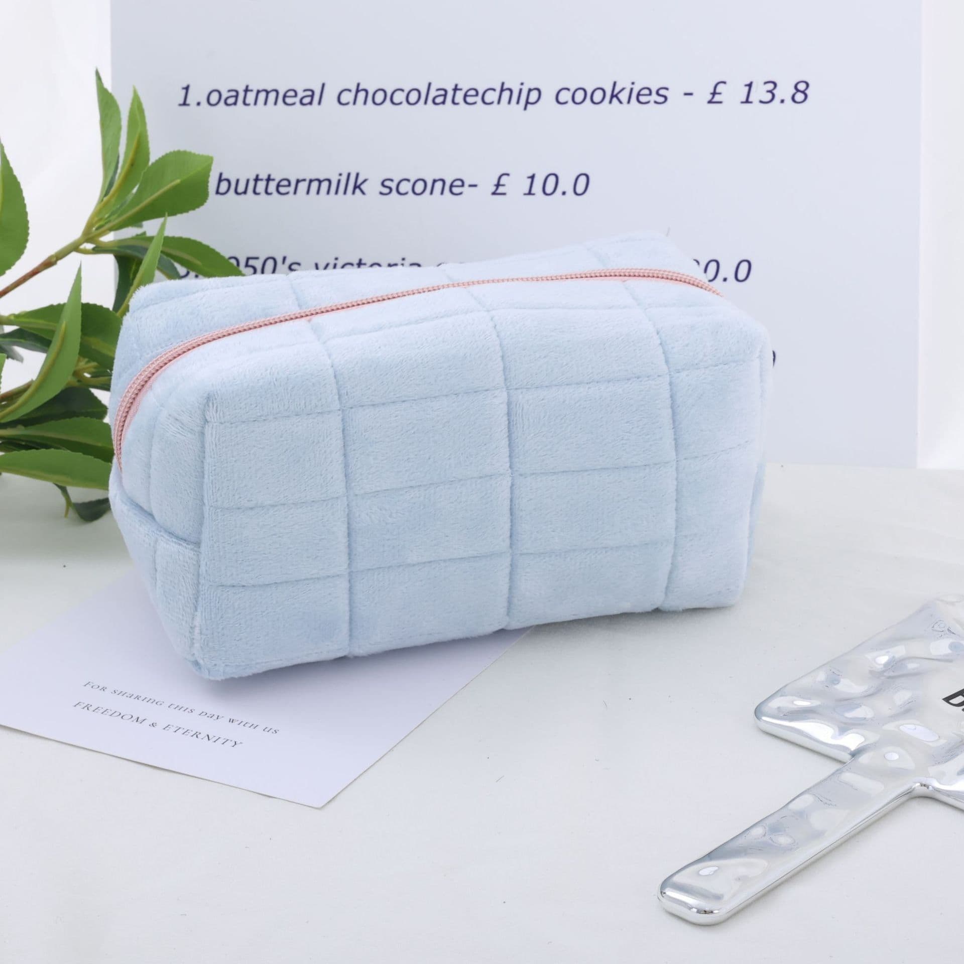 image-Japanese Good-looking Pillow Cosmetic Bag Large Capacity Storage Stationery Box