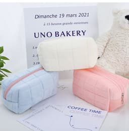 image-Japanese Good-looking Pillow Cosmetic Bag Large Capacity Storage Stationery Box