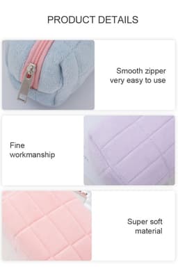 image-Japanese Good-looking Pillow Cosmetic Bag Large Capacity Storage Stationery Box