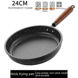 image-Medical Stone Frying Pan Non-stick Multi-functional Pan Light Oil Smoke Griddle