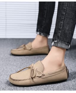 image-Korean Style Trendy Casual Shoes Canvas Low-top British Microfiber Suede Shoes