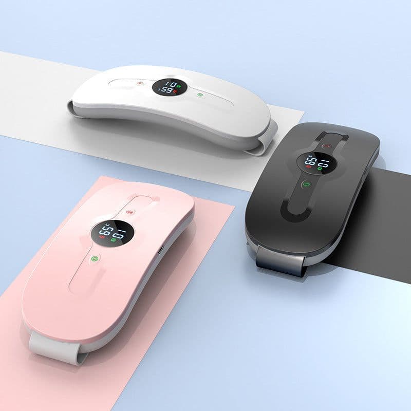 image-Stomach Band Vibratory Heating Massager