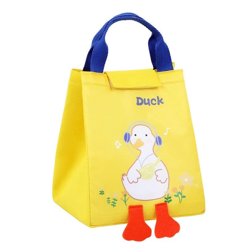 image-New Cartoon Student Lunch Bag Oxford Cloth Insulation