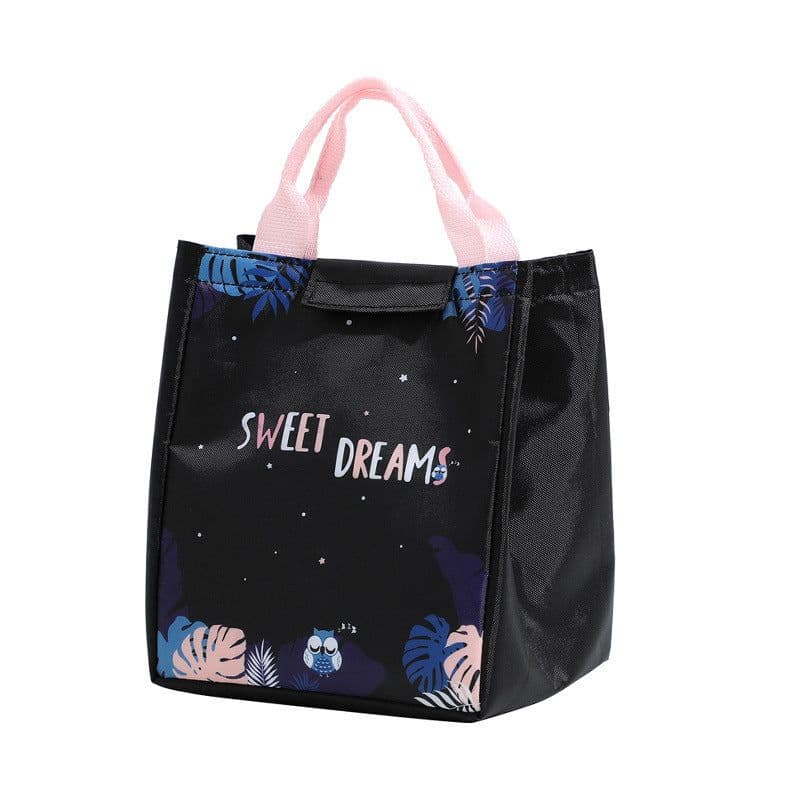 image-New Cartoon Student Lunch Bag Oxford Cloth Insulation
