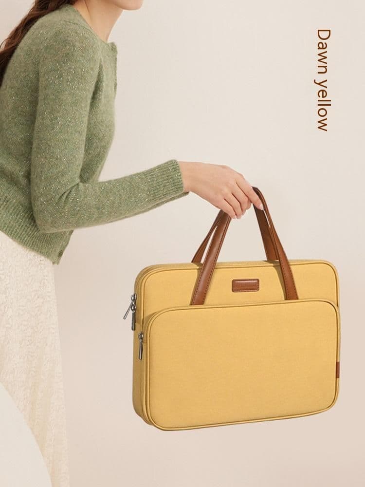 image-Waterproof And Hard-wearing Anti-seismic Oxford Cloth Laptop Bag Handbag
