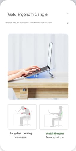 image-Notebook Bracket Docking Station Converter