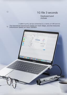 image-Notebook Bracket Docking Station Converter