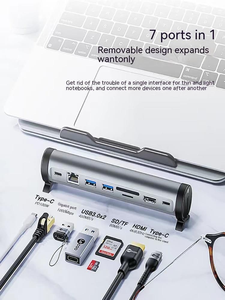 image-Notebook Bracket Docking Station Converter