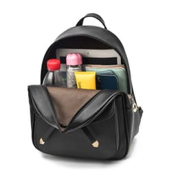 image-Women's Fashion Simple Large Capacity Korean Style Bow Backpack