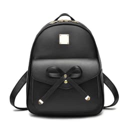 image-Women's Fashion Simple Large Capacity Korean Style Bow Backpack