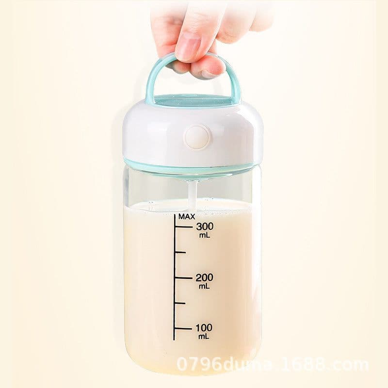 image-Automatic Shaker Rechargeable Portable Quiet Milkshake Cup Electric Shake Bottle Leak-proof Blending Milk Cup Kitchen Gadgets