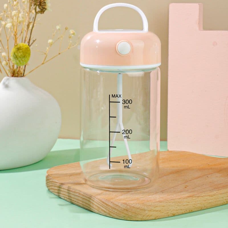 image-Automatic Shaker Rechargeable Portable Quiet Milkshake Cup Electric Shake Bottle Leak-proof Blending Milk Cup Kitchen Gadgets