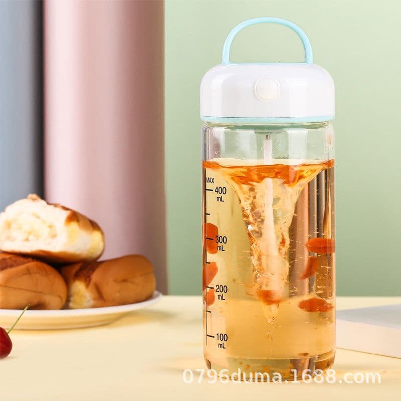 image-Automatic Shaker Rechargeable Portable Quiet Milkshake Cup Electric Shake Bottle Leak-proof Blending Milk Cup Kitchen Gadgets