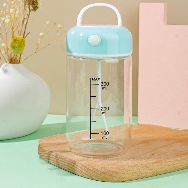 image-Automatic Shaker Rechargeable Portable Quiet Milkshake Cup Electric Shake Bottle Leak-proof Blending Milk Cup Kitchen Gadgets