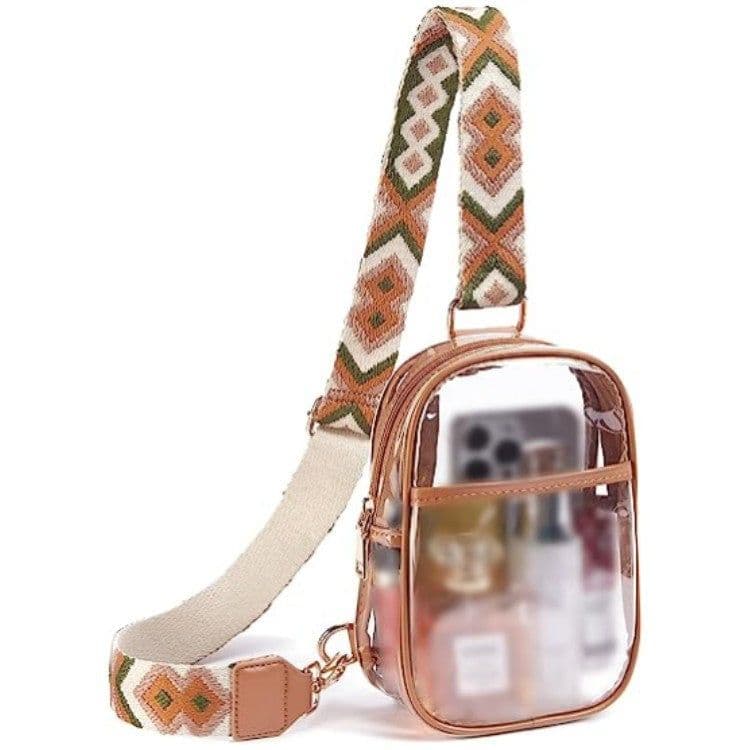 image-Women's Fashion Simple Hoof Flower Transparent Shoulder Bag