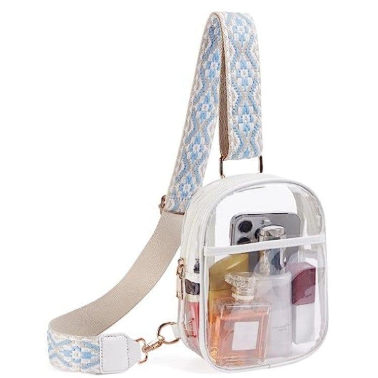 image-Women's Fashion Simple Hoof Flower Transparent Shoulder Bag