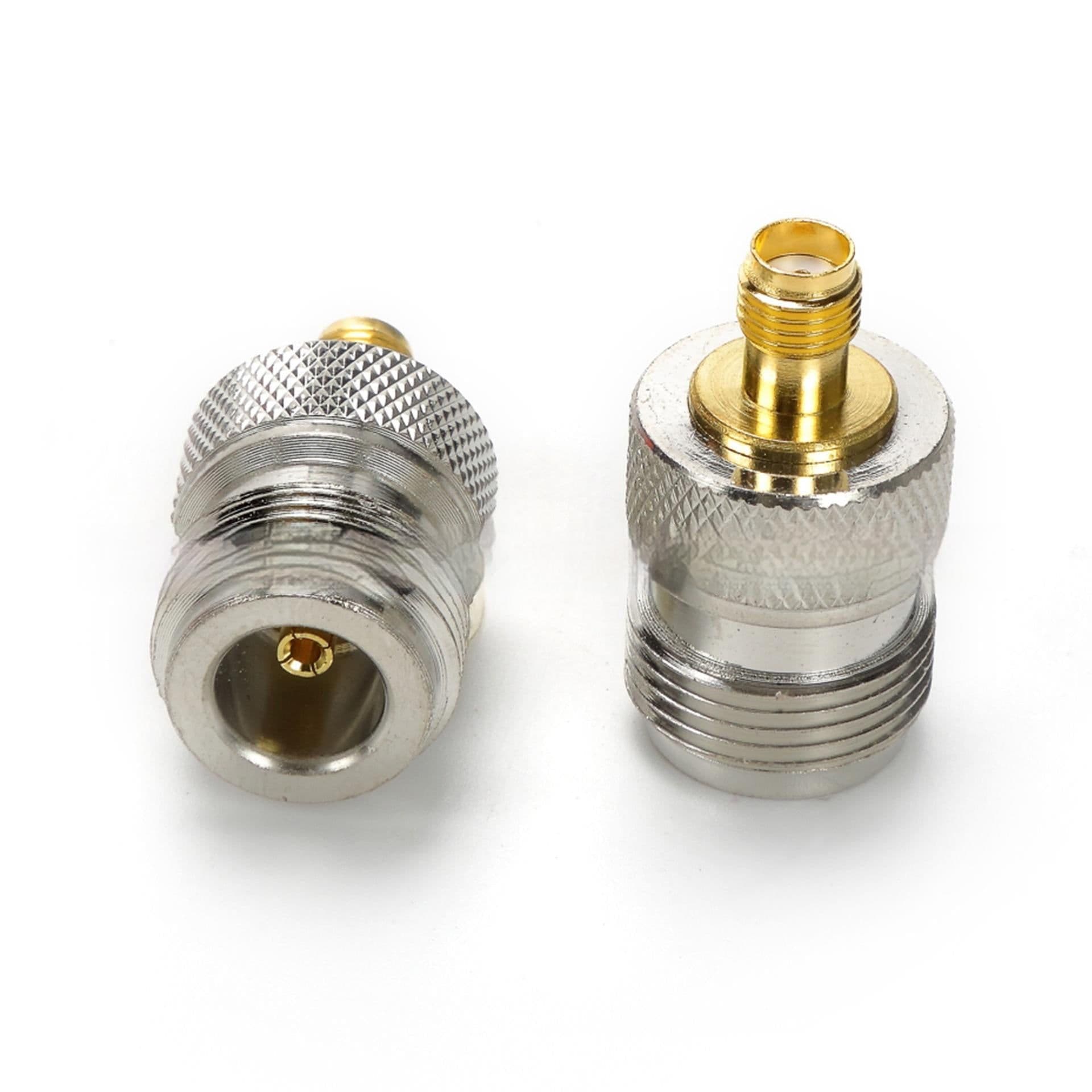 image-Pure Copper RF Converter Adapter N Female Connector To SMA Female Interface Female Connector