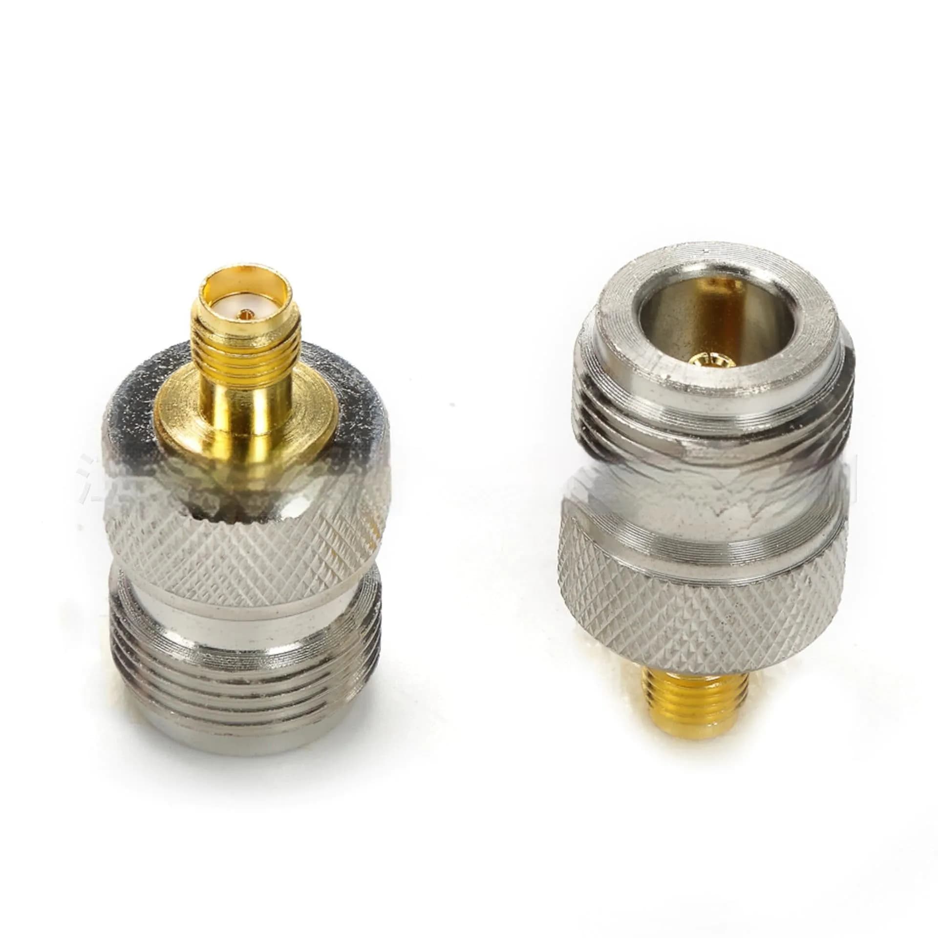 image-Pure Copper RF Converter Adapter N Female Connector To SMA Female Interface Female Connector