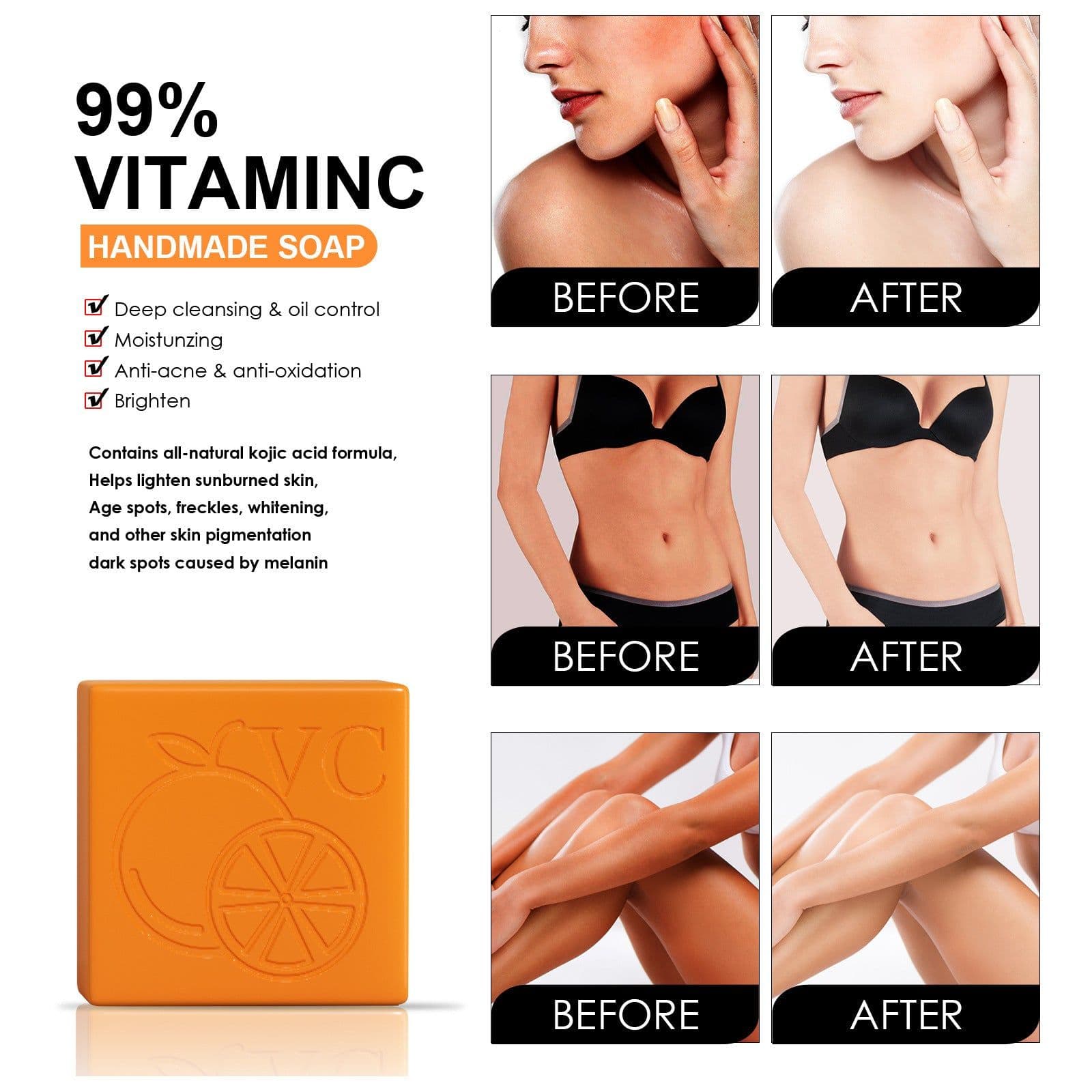 image-Brightening White Skin Color Soap Body Moisturizing And Cleaning